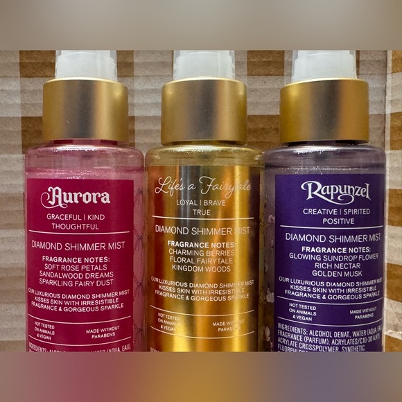 NEW B&BW Disney Princess Diamond Shimmer🌟 Aurora, Rapunzel , Life’s A Fairytale - Picture 2 of 2